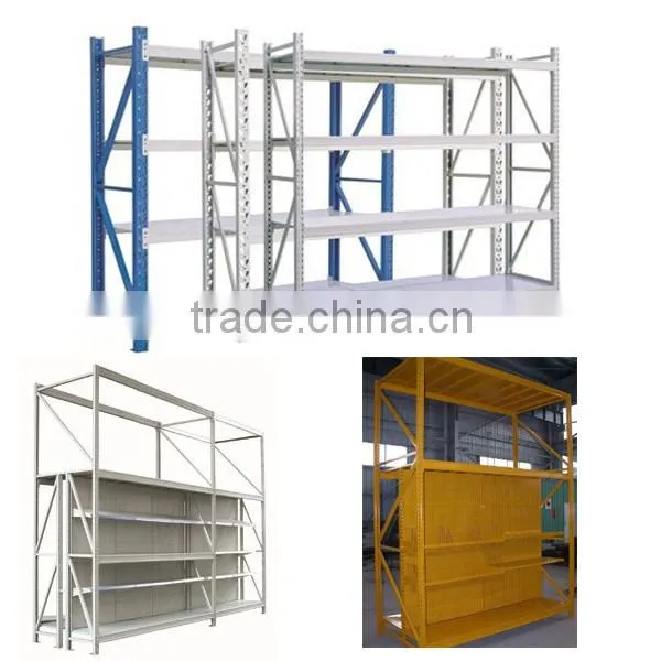 4 Tiers Warehouse Stacking Rack Supermarket Shelf