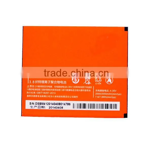 New orginal Red rice battery hong mi mobile phone batteries bm41 battery electroplax