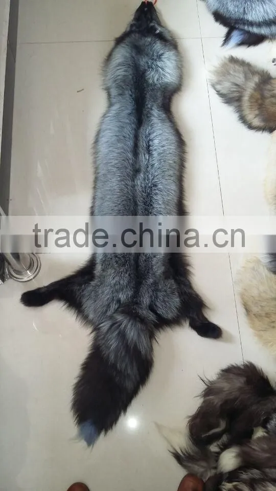 2015 Silver Fox Fur Skin / Real Fox Skin / Natural Fox Fur Skin For Sale