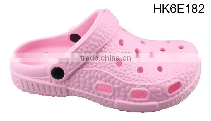 2017 Kids Colorful EVA Garden Shoes, Simple Nude Garden Clogs
