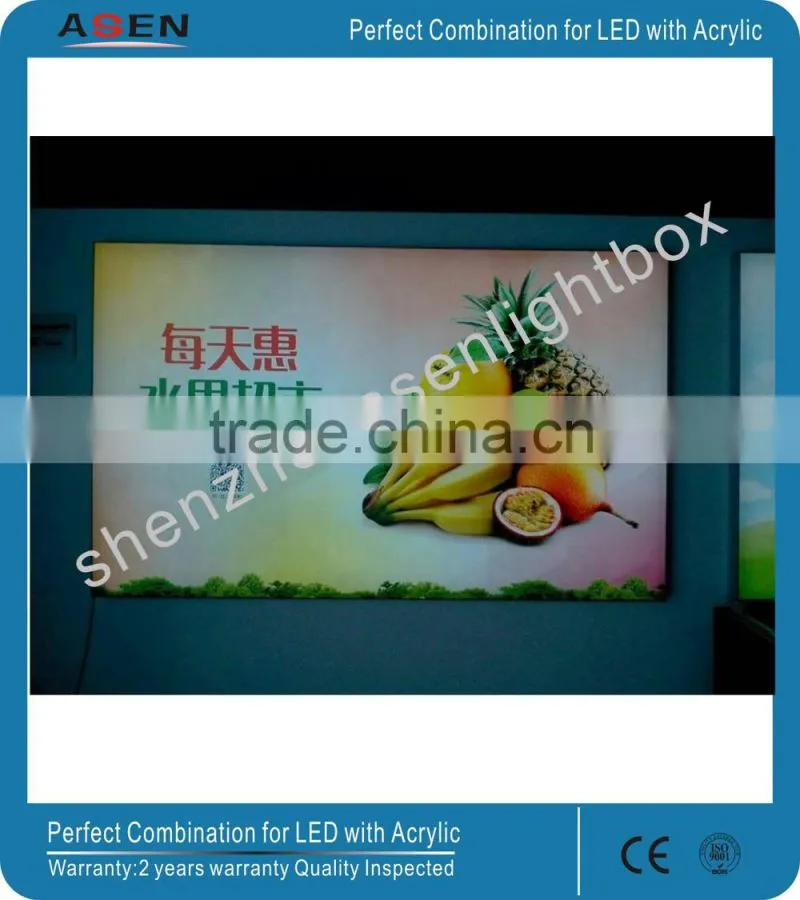 Big size Outdoor Frameless Fabric LED Light Box
