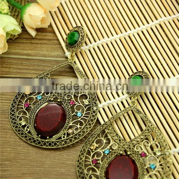 bohemia vintage big size sample order alloy earring