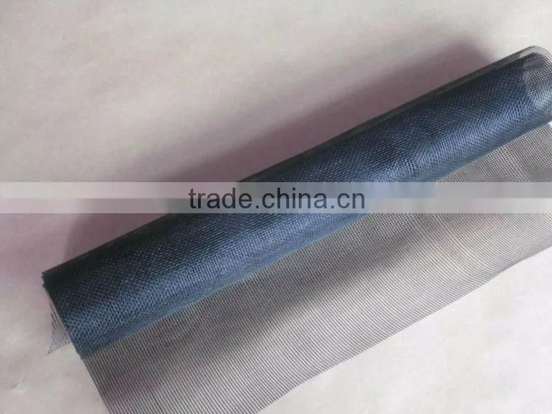 fiberglass mosquito netting 18x16mesh grey and black color