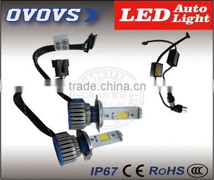 Ovovs 12v 24v led H4 motorcycle headlight 24w H/L beam for suv,atv,V-W,to-yota