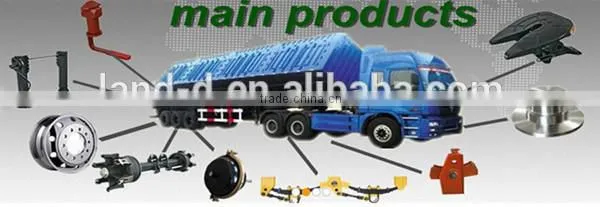 2 Axles 60 Tons Low Bed Truck Trailer For Sale