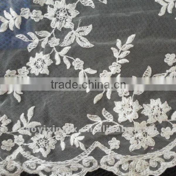 Embroidery Lace Fabric for Curtain