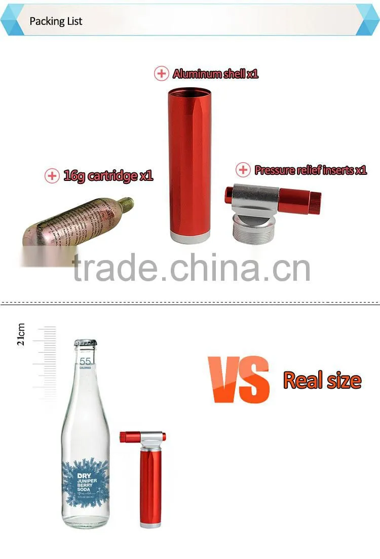 Innovative Mini Bike Pump , More Better Co2 Bike Pump