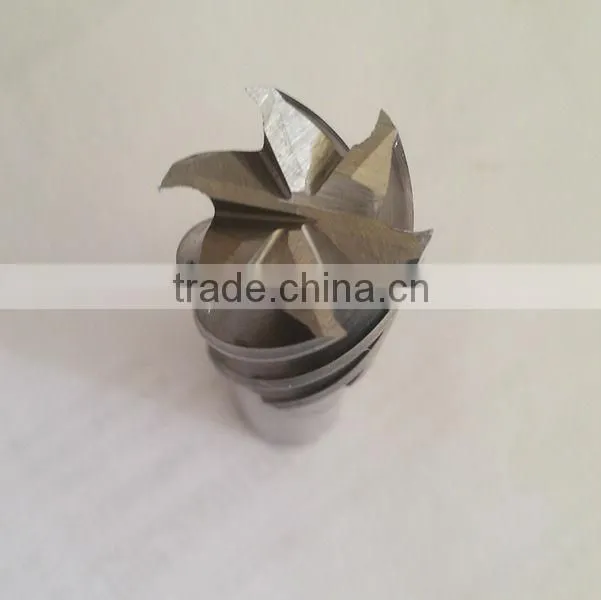 High precision hss 2/3/4/5/6flute end mills for steels