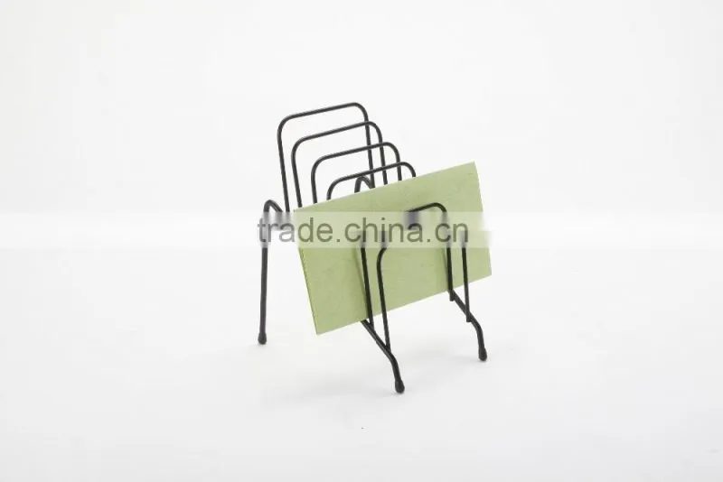 metal wire office desktop document tray
