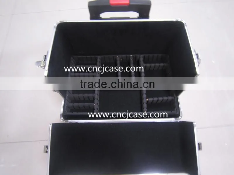 aluminum trolley make up case,aluminum rolling hairdressing case,aluminum trolley cosmetic case