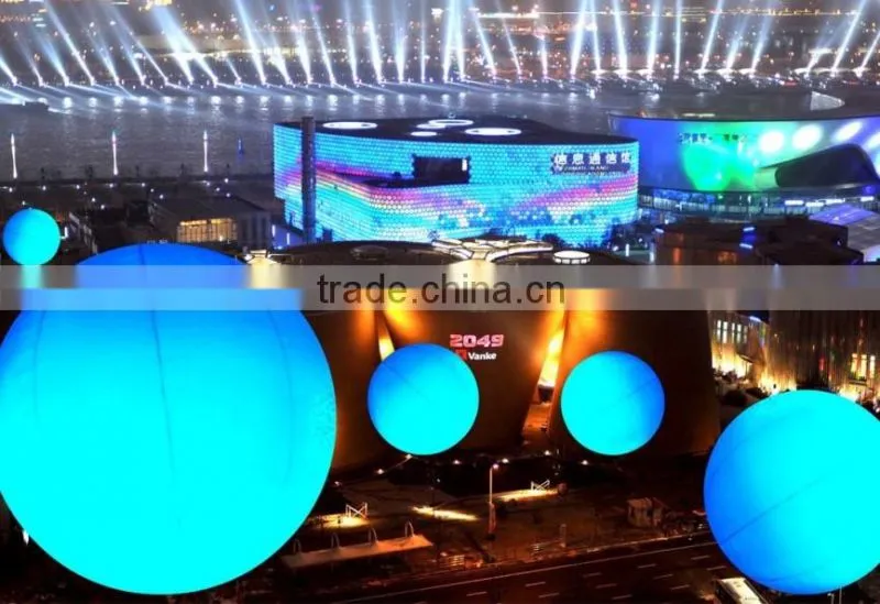 Cheap Price Hanging Decorative Inflatable Led Balloons for wedding decoration