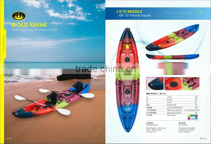 three person sit on top fishing kayak canoe boat