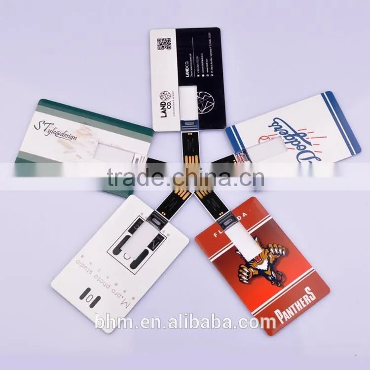 Factory price credit card usb flash drive 16gb plastic usb flash drive