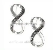 925 Sterling Silver Infinity Ring Antique High Polished Infinity Ring