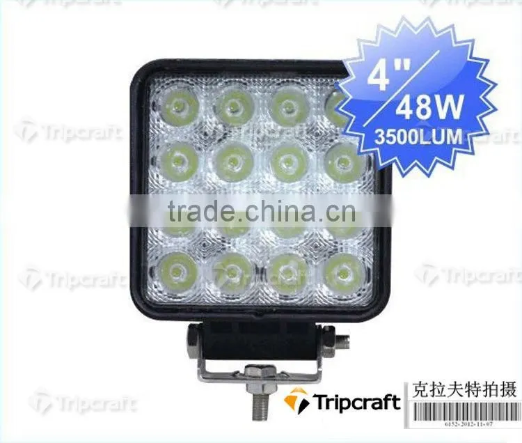 48W LED DRIVING LIGHT ,16pcs*3w led offroad light for Boat truck lamp ,led driving light
