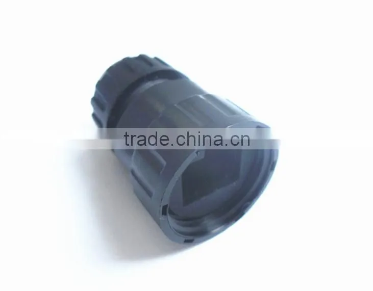 LLT rj45 panel mount connector soldered with network cable