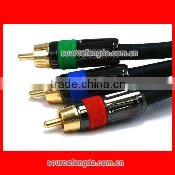 component coaxial 3 RCA to 3 RCA japan av video cable
