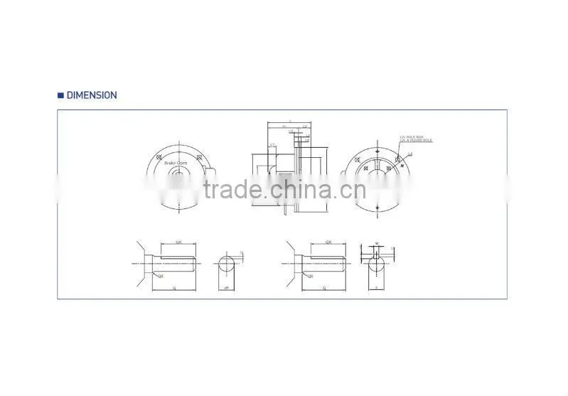 H&H AXIAL AIR GAP BRAKE MOTOR (A.G MOTOR)
