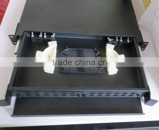 24 cores sc simplex fiber patch panel/ drawing type 24 ports sc fibre patch panel