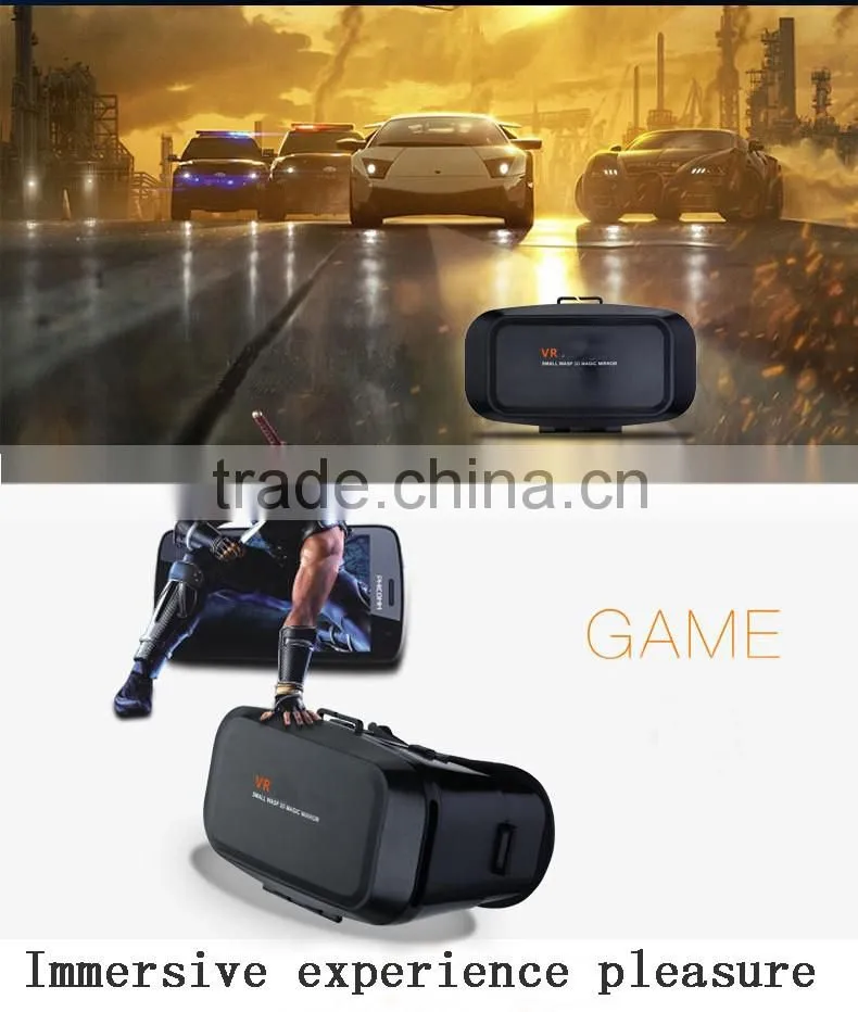 Mobile phone 3 d VR storm magic mirror Mobile phone 3 d virtual reality glasses glasses 3 d virtual cinema helmet