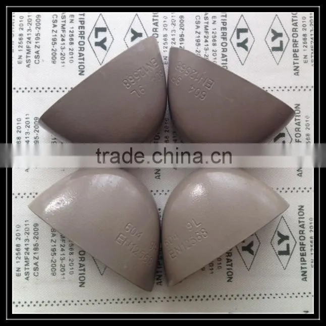 Anti-Rust Steel Toe Cap For Safety Shoes In Black