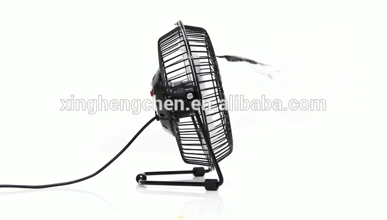 High speed cooling fan 4" colorful small table fan