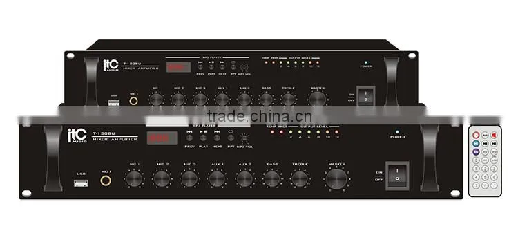 Professional power USB mixer pa amplifier for pa system