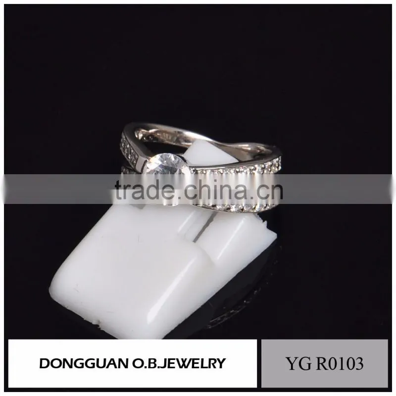 Wholesale jewelry Fashion latest gold finger ring designs of wedding rings