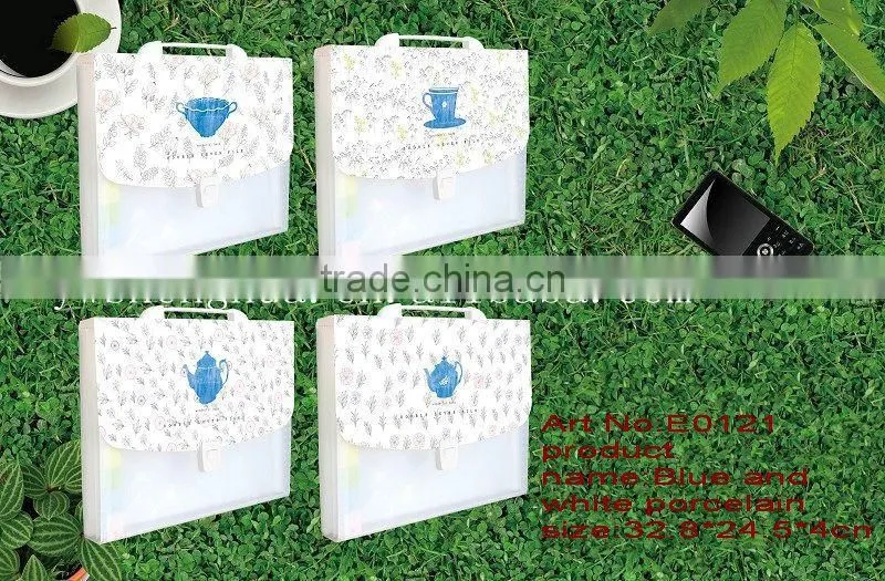 2015 New Design Hot Sale PP file case /waterproof A3 plastic bag for document