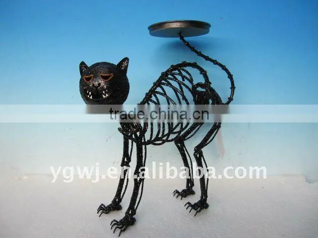 Cat Metal/Halloween Craft Decoration