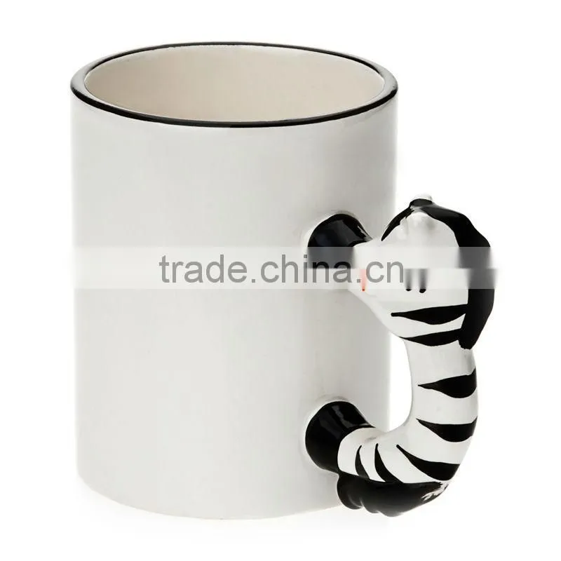 Sublimation mugs with 3d animal
