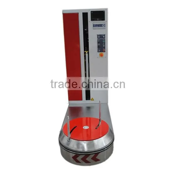 Load scale luggage wrap machine stretch wrapper machine