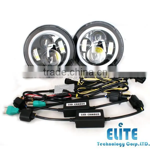 7" round led sealed beam replacement of jeep led headlight for harley