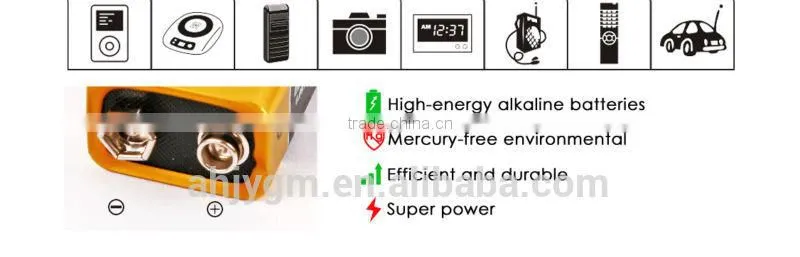 Hot Sale Foska 9V Battery