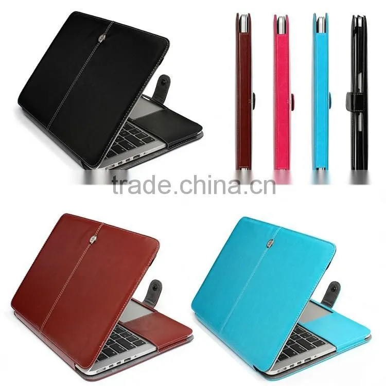 Cheap Price laptop custom universal leather case for macbook