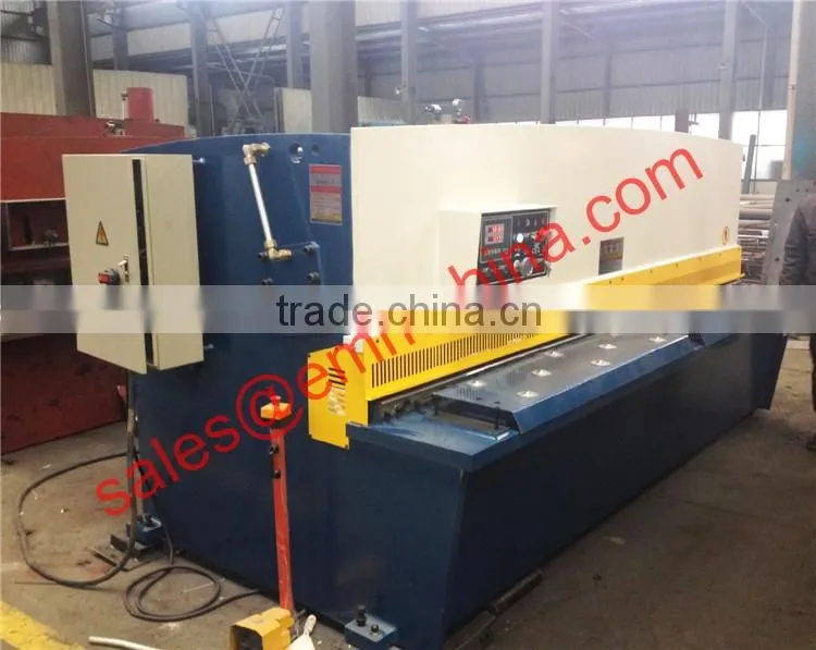 QC11K-10x8000 hydraulic guillotine shearing machine