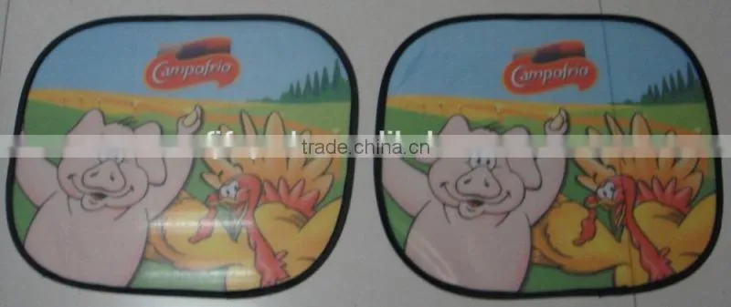 side windshield printing mesh car sunshades