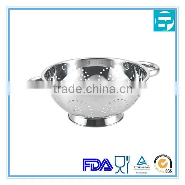 stainless steel fruit basket with handle