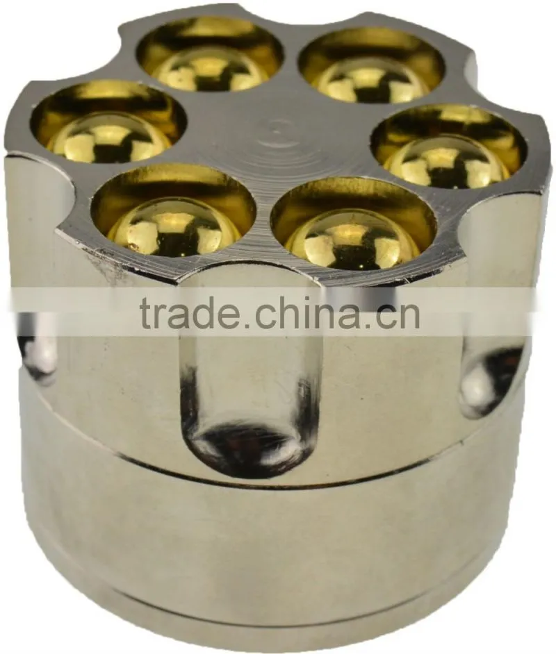New Arrival High Quality Bullet Shape Metal Herbal Herb Cigar Tobacco Grinder Smoke Crusher Hand Muller Stainless Steel 817