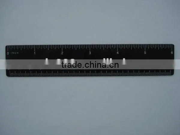 office supply logo printed 15cm plastic ruler