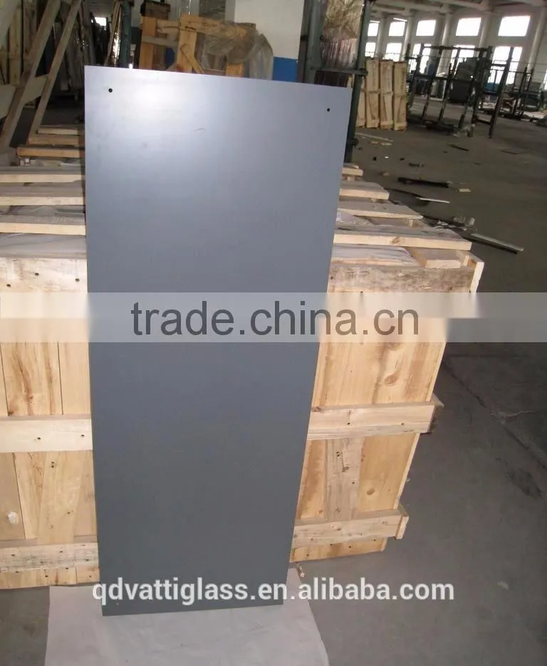 Decorative wall frameless silver mirror glass plain mirror glass