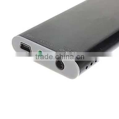 usb solar charger flashlight aluminum work light