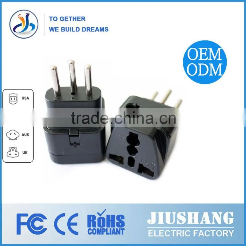 3 Pin India Pakistan Universal Travel Plug Adaptor Adapter