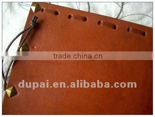 Retro Hard leather pocket agenda
