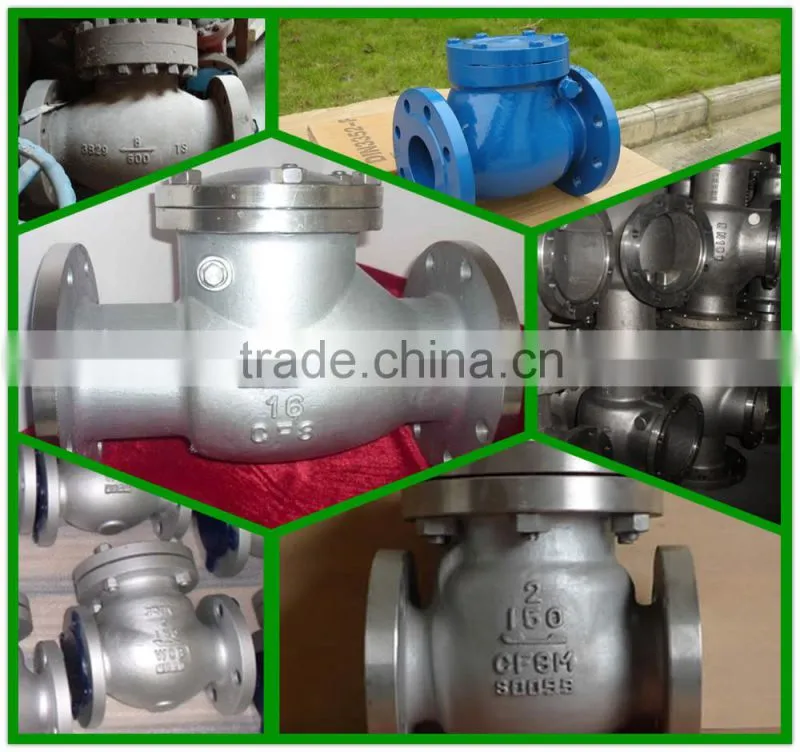 Stainless Steel Double flange worm type butterfly valve supplier