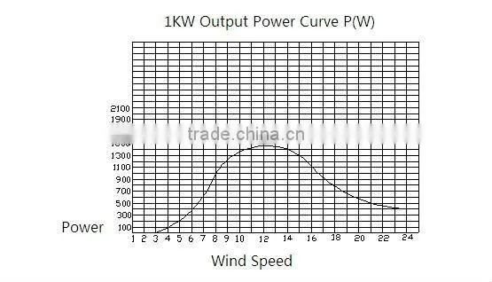 V 1000w wind turbine