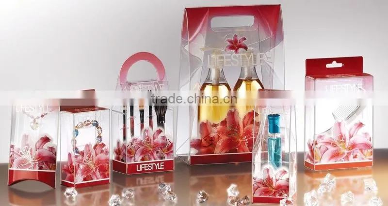 2014 custom made plastic promotional gifts box pvc