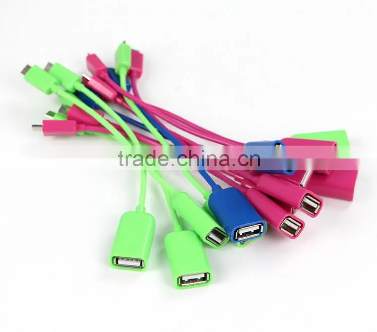 USB2.0 otg micro usb cable for mobile phone