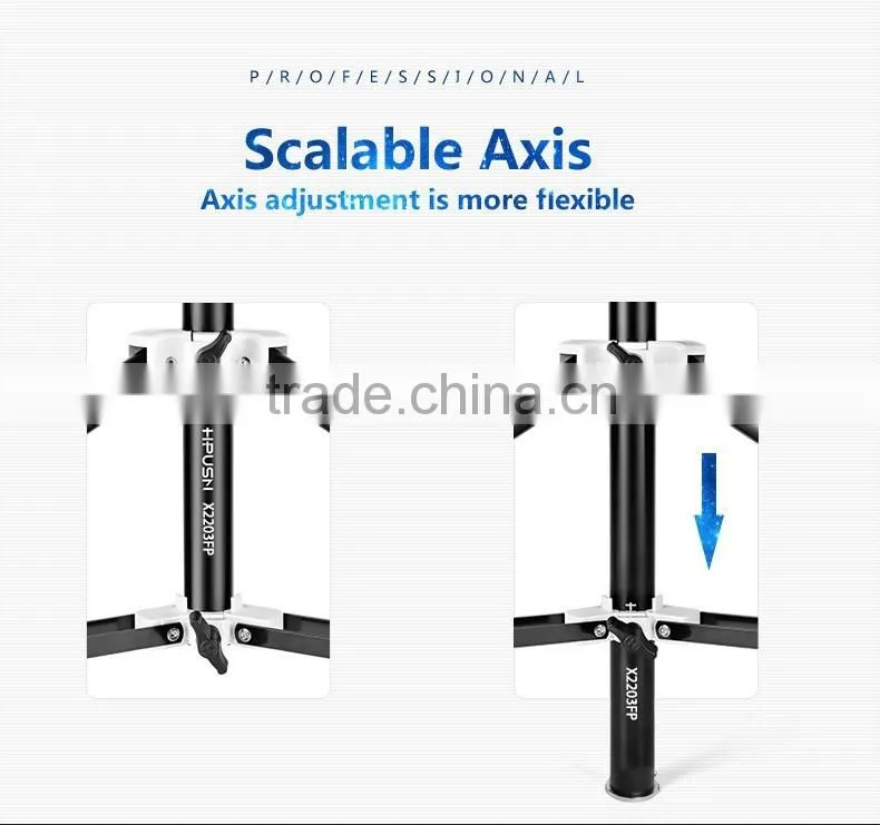 Photography equipment HPUSN detachable axis lighting flash light stand X2203FP 2.2m