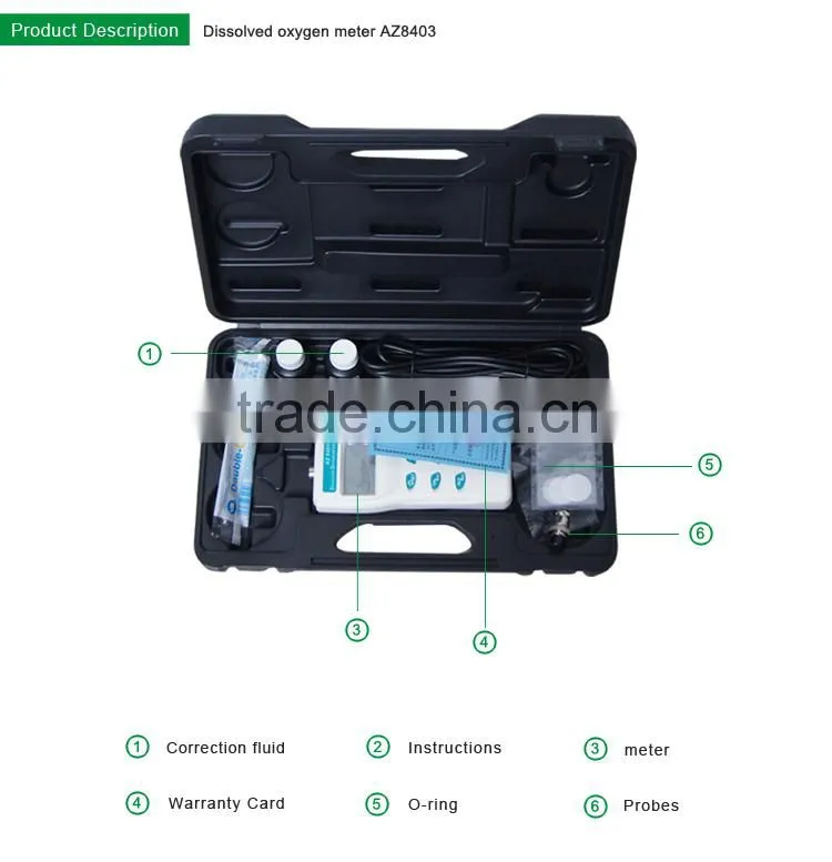 Protable Digital online dissolved oxygen meter